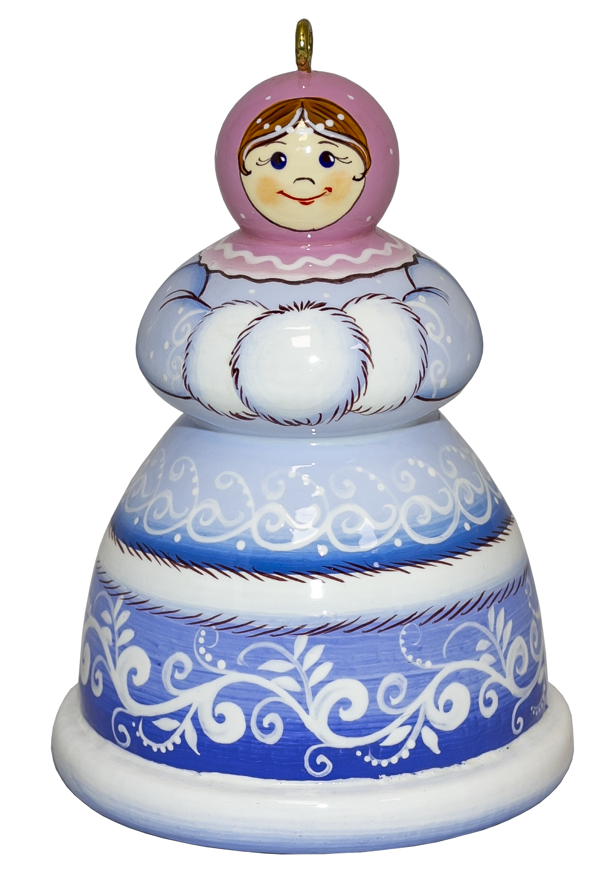 Колокольчик декоративный "Снегурка"